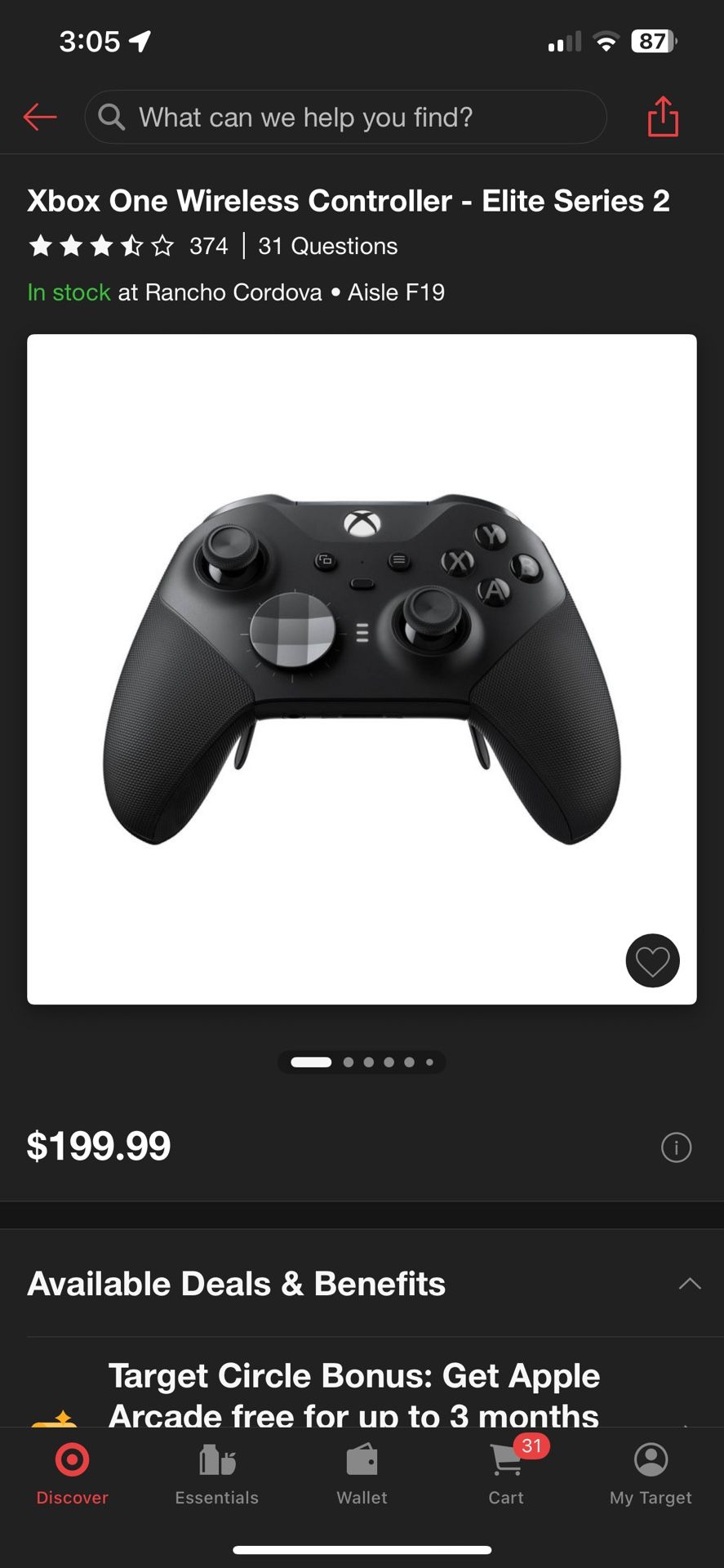 Xbox One Wireless Controller Elite Series 2