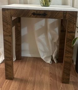 Wood Side Table