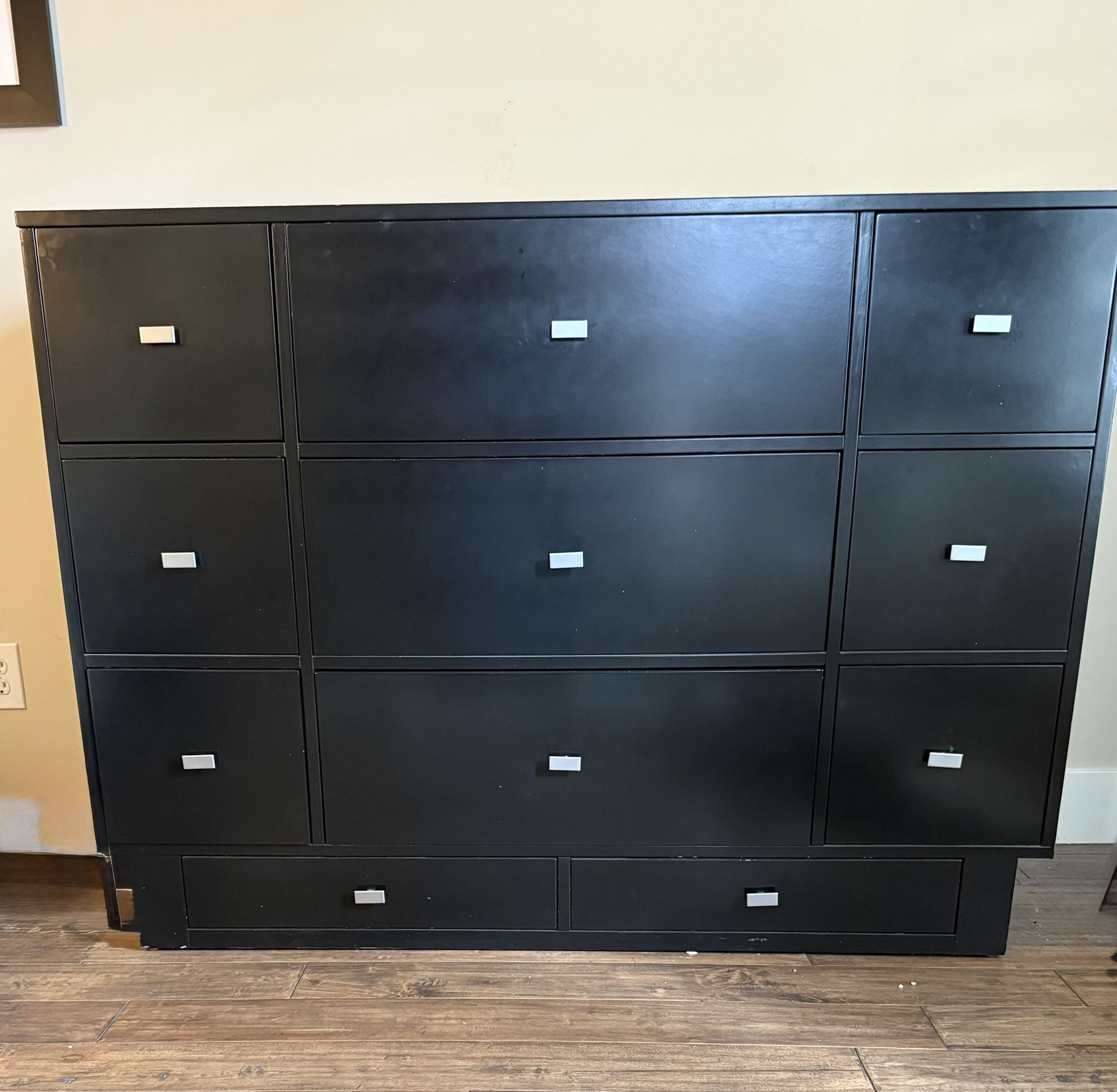 Entertainment Storage Hutch with Hidden TVLift Cabinet Lift