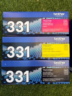 NEW Genuine Brother TN331 / TN336 Toner Lot - 7 cartridges
