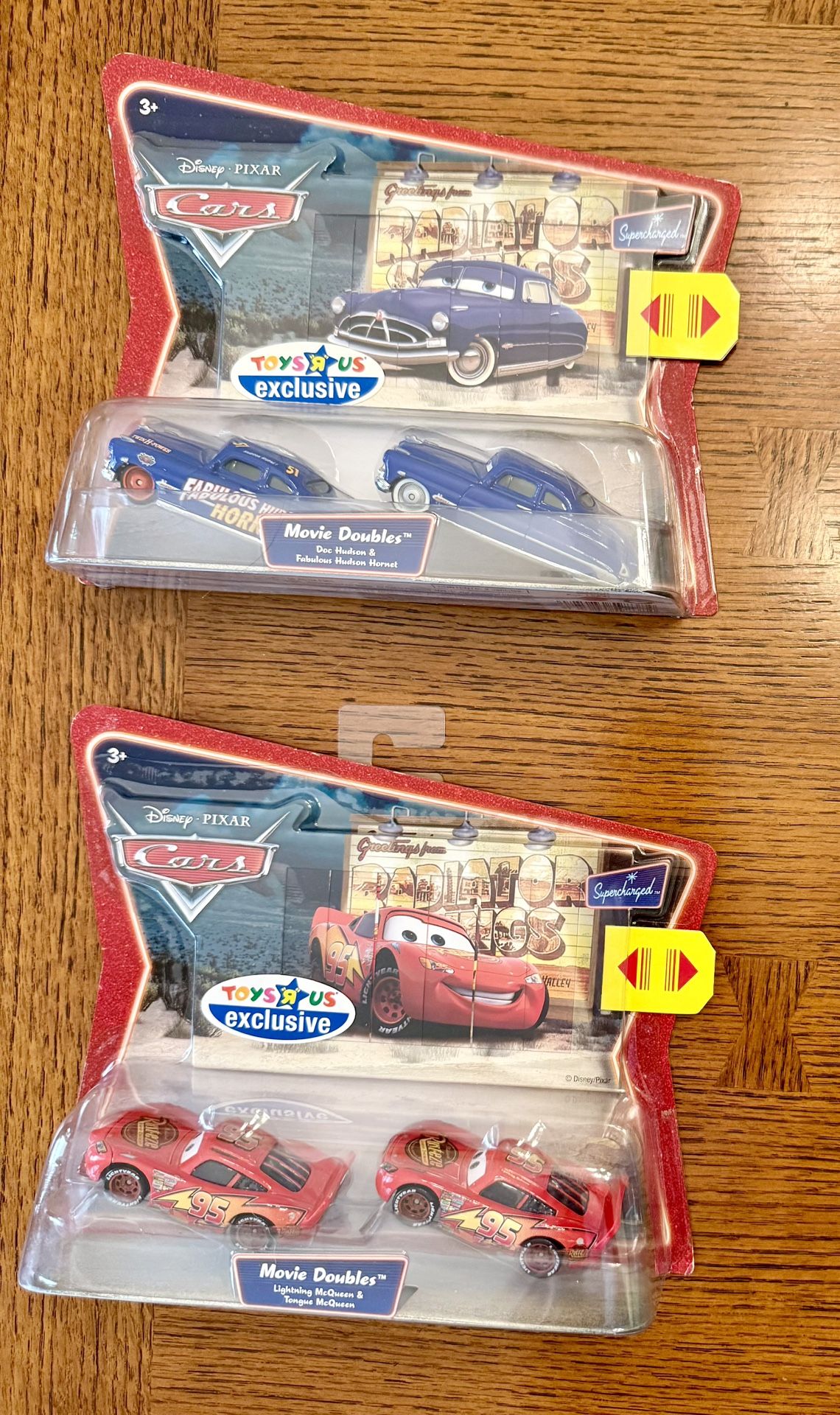 DISNEY PIXAR CARS Movie Doubles Die-cast (Lot of TWO!)