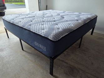 Kevin Charles King Mattress with Metal Platform Frame