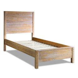 Twin Wood Bed Frame And Mattress