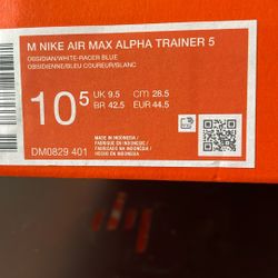Brand New Nike Air Max Alpha trainer 5 