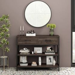 Dark Brown Console / Entryway Table
