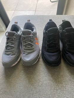 Under Armor Men’s Sneakers 2 Pair Used