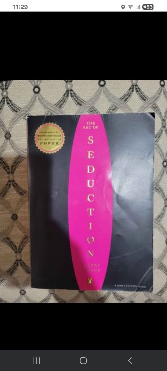 Art of Seduction Robert Greene Book Good Conditions