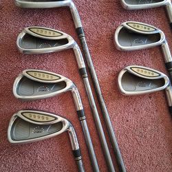 Taylormade rac cgb irons graphite shafts