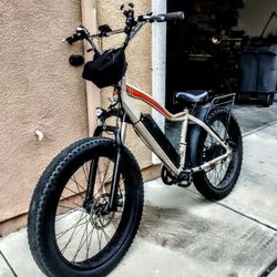 Fully upgraded 26" Electric Fat Tire Bike