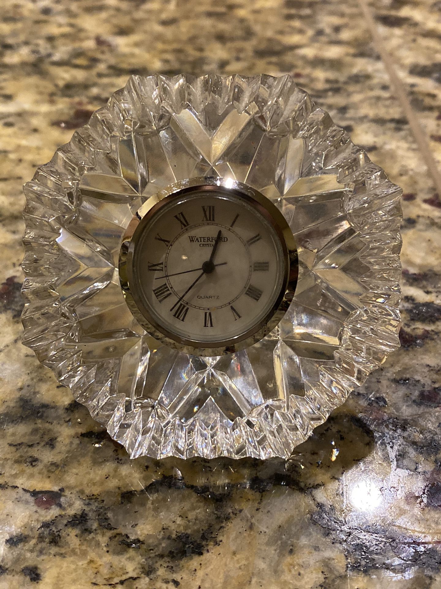 3” Waterford Crystal Clock