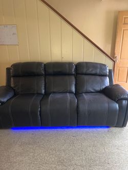Sofa with lights