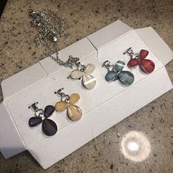 Necklace With 5 Different Pendant