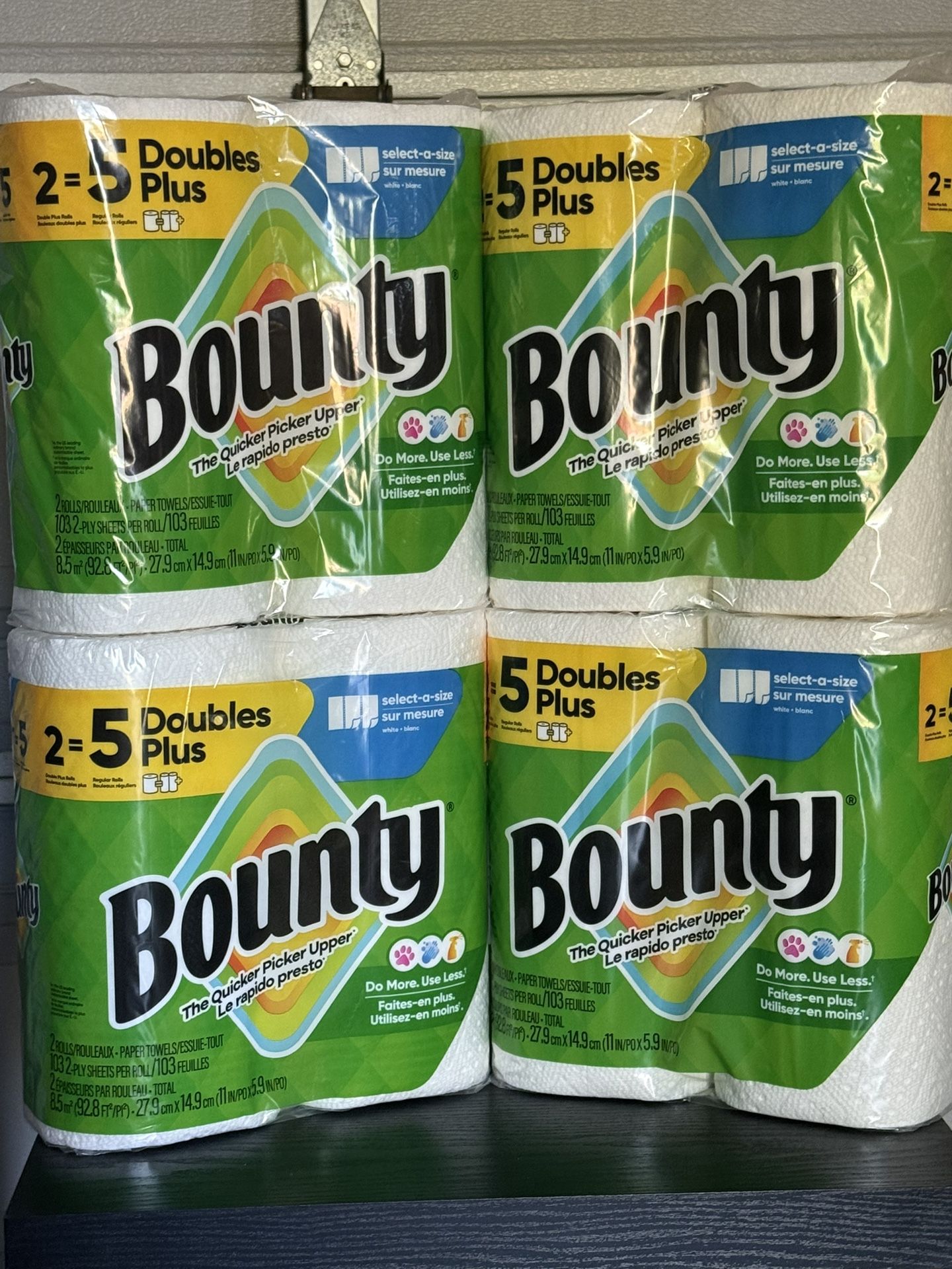 Bounty paper towel bundle (4 packs) 