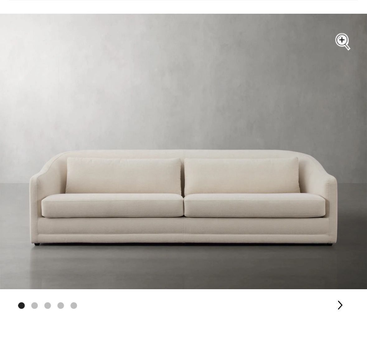 108 Inch Custom Made Designer Sofa - Months Old(brand New)