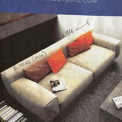 Modern Sofa And 2 Swivel/Reclining Chairs 