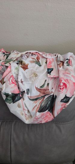 Floral car seat cover