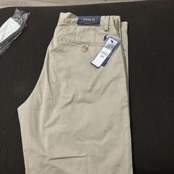 Khaki Color Polo Slacks Men 30x30 