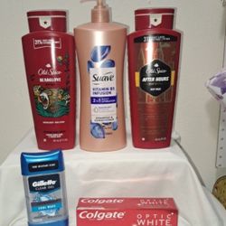 Men's Body Wash, Shampoo, Deodorant & Toothpaste