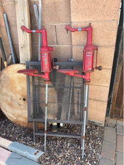 Set of Bennett Lubester pumps