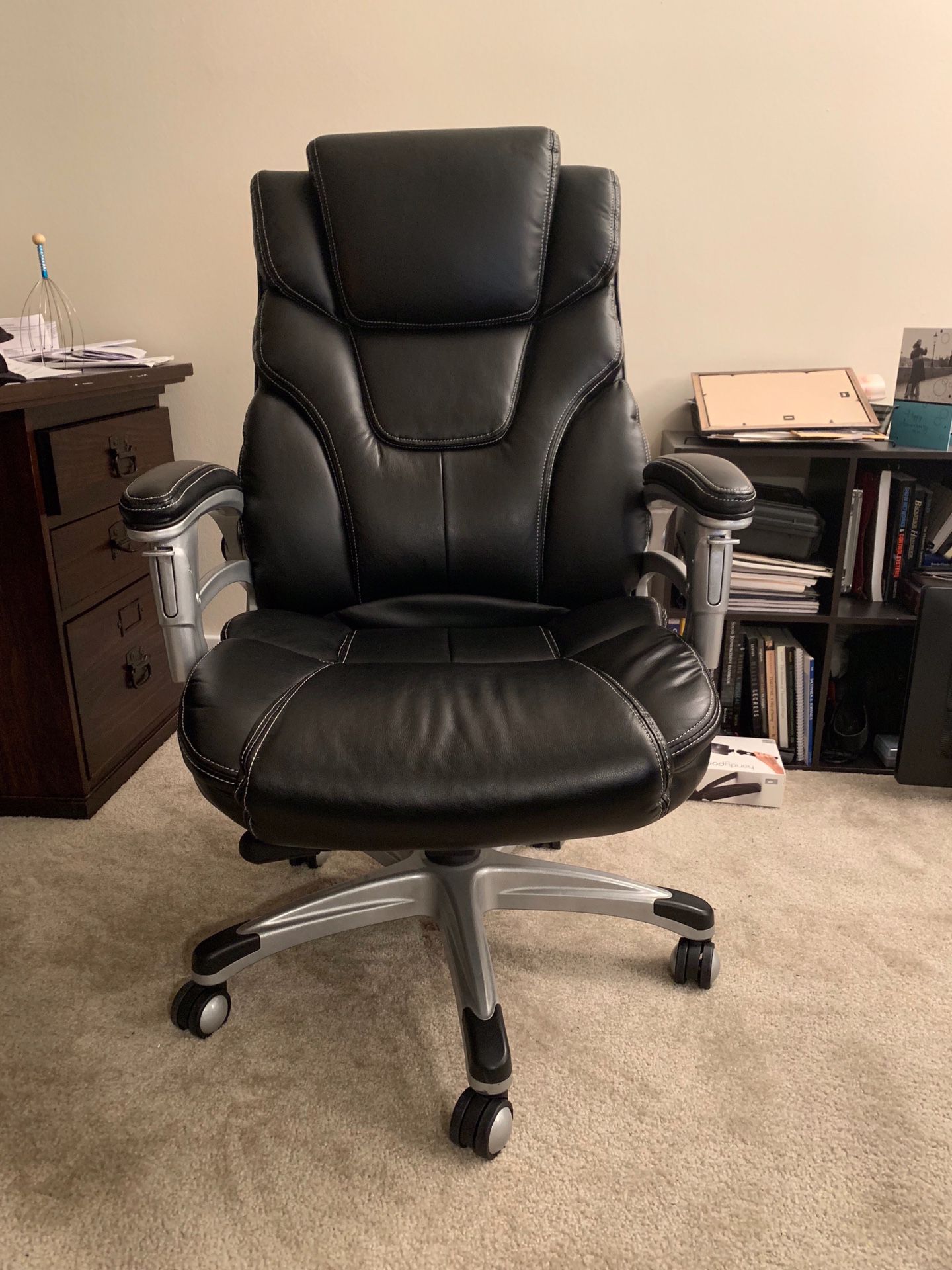 Baird leather desk chair