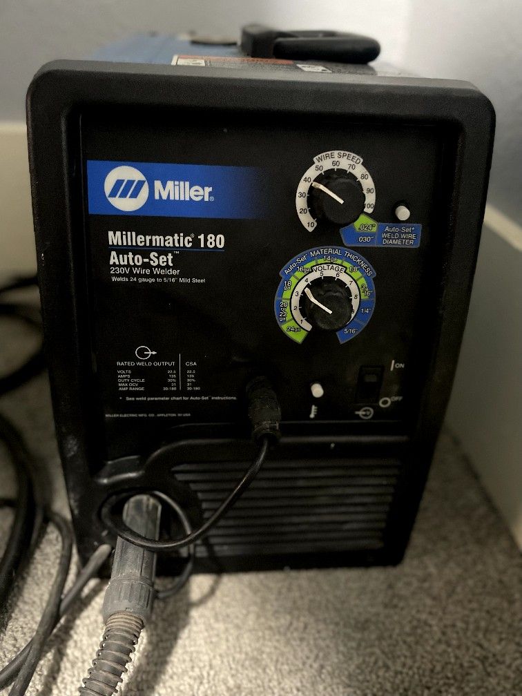 Miller Millermatic 180 Mig Welder