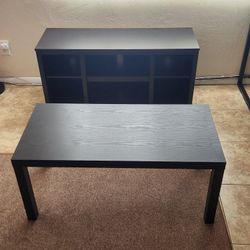 Entertainment Center and Coffee Table Set. 