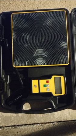 Digital Refrigerant Charging Scale with Case