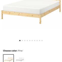 IKEA Tarva Bed Frame And Mattress