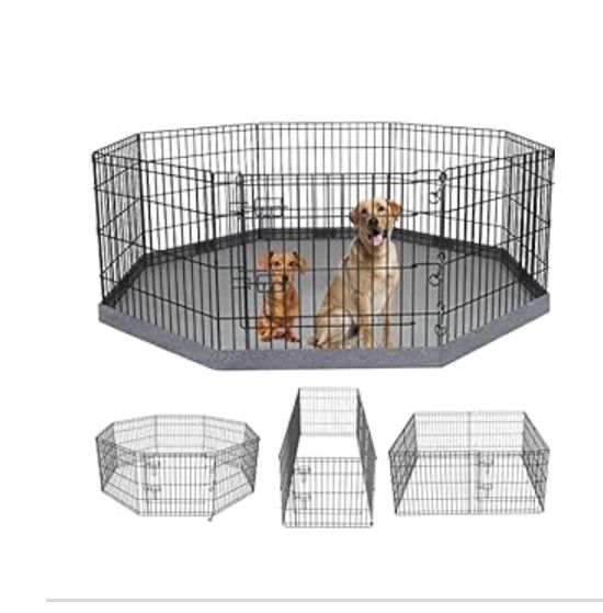 Puppy Play Pen With Waterproof Mat