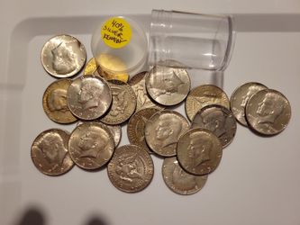 One Full Roll of Silver Kennedy Half Dollars