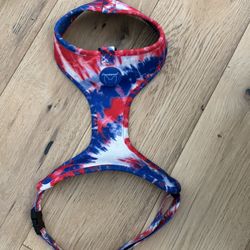 FRENCHIESTORE HARNESS~~TIE DYE, RED, WHITE, BLUE