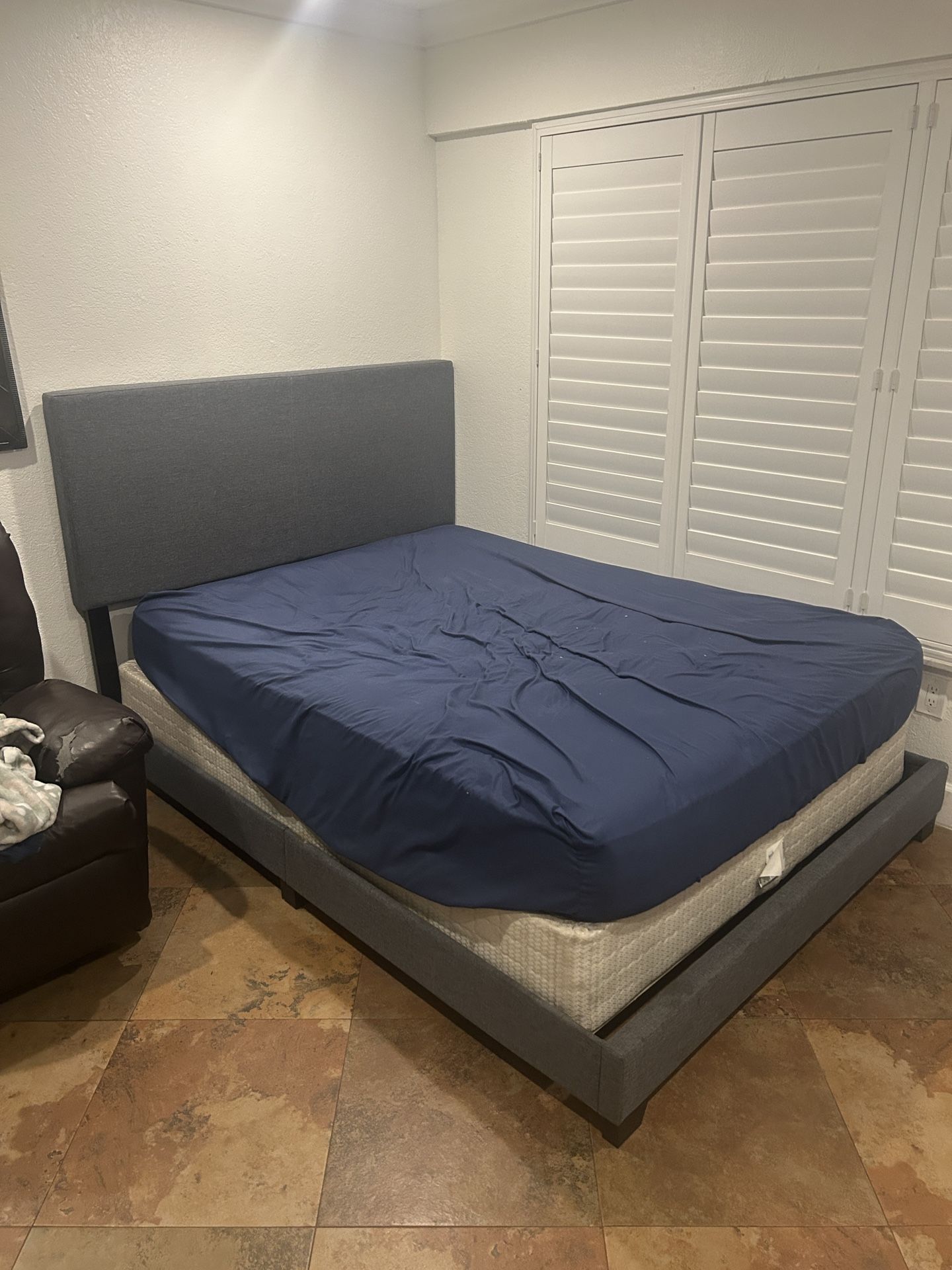Queen Mattress and Bed Frame