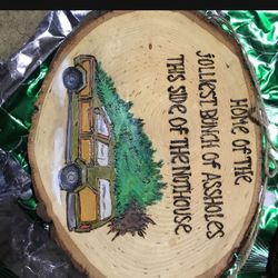 Christmas Entry/Hand Made Wreath Accent Lampoon Inspired