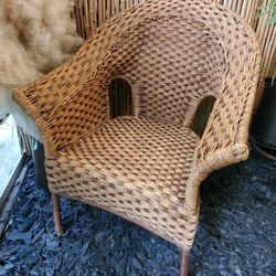 Vintage Wicker Chair 