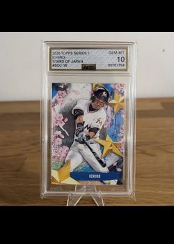 Topps 2025 Series 1 Ichiro Stars of Japan Insert #SOJ-15 AGS 10 Graded