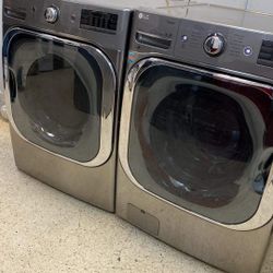 LG Jumbo Washer And Electric Dryer Set For $845