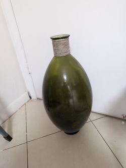 Large Glass Vase. 24.5" H. New!