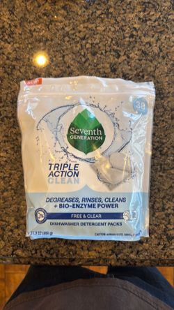 NEW (unopened) Dishwater Tablets (Seventh Generation)