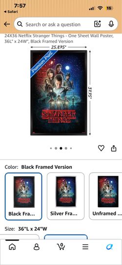 Stranger things poster
