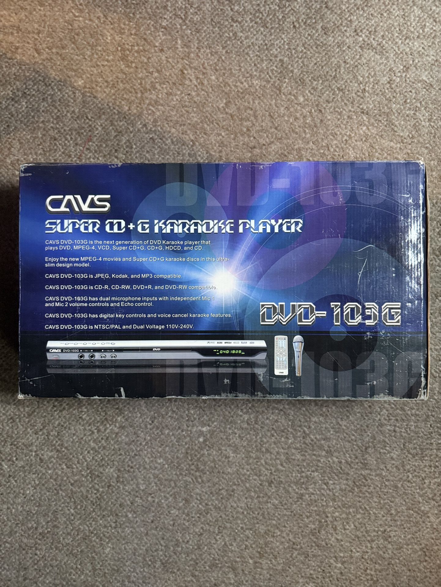 CAVS CD + G Karaoke Player