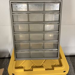 3 small parts organization bins