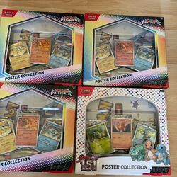 Pokémon Prismatic Evolutions And 151 Poster Collection Boxes