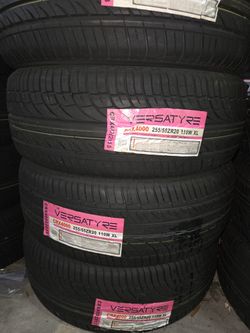 (4) 255/55R20 VERSATYRE TIRES 255 55 20 INCH