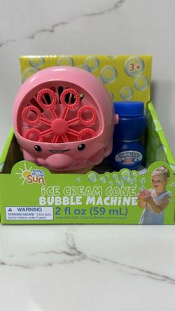 Ice Cream Cone Bubble Machine