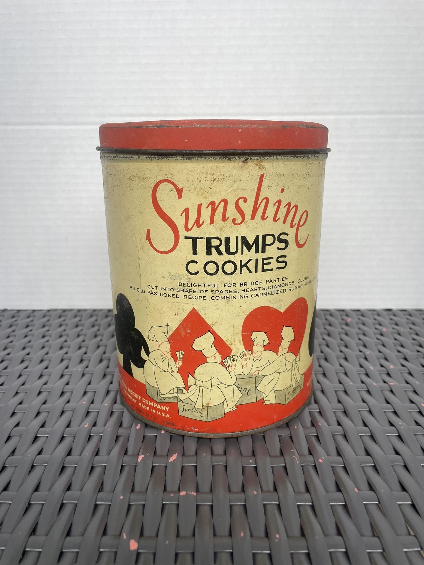 Antique Biscuit Tin