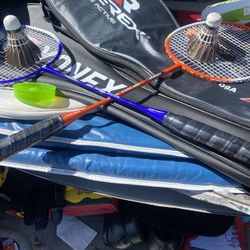 A Set Of 2 Adult Badminton Rackets New 