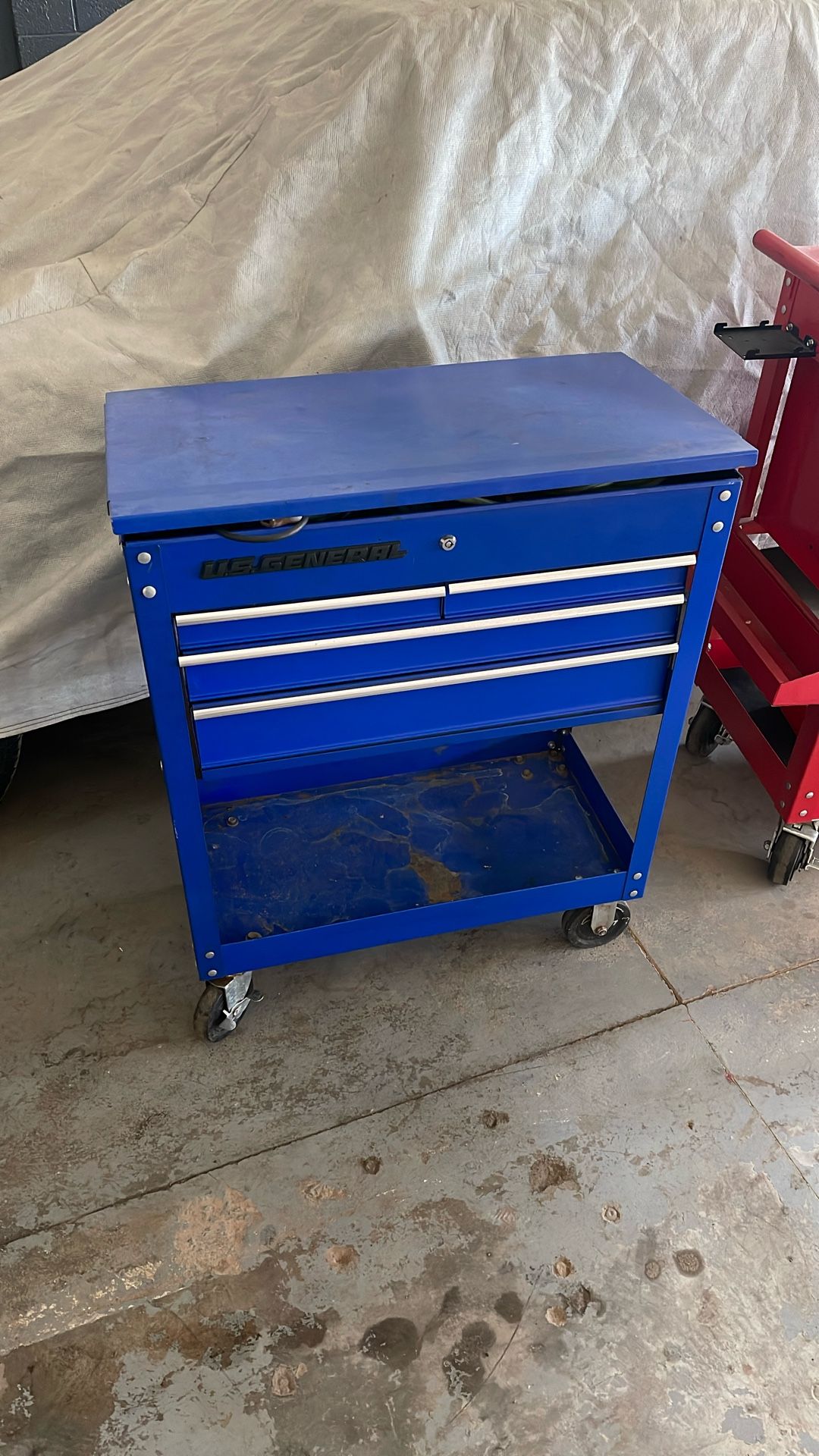 Us General Lube Tech Tool Box Lil Beat Up But Still A Good Box