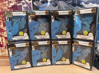 Harry Potter Glow in the Dark Pop Pins. New Unopened.