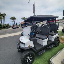 2025 Denago Rover XL 4-Passenger Lifted 48-Volt Lithium Golf Cart