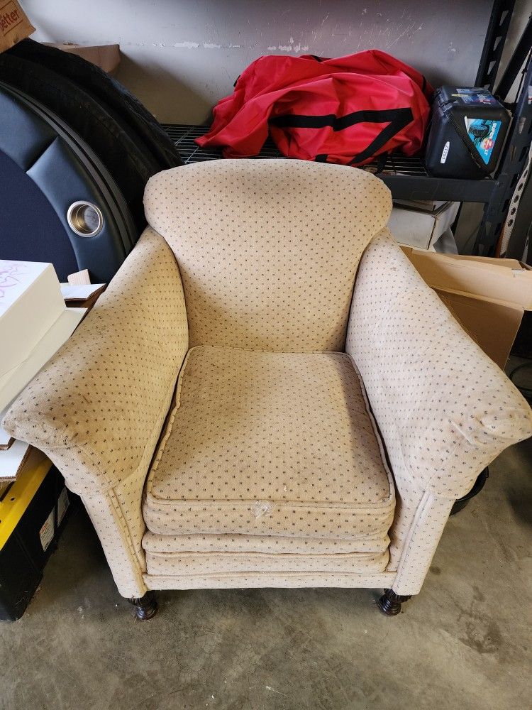 Low Profile Wingback Style Chair